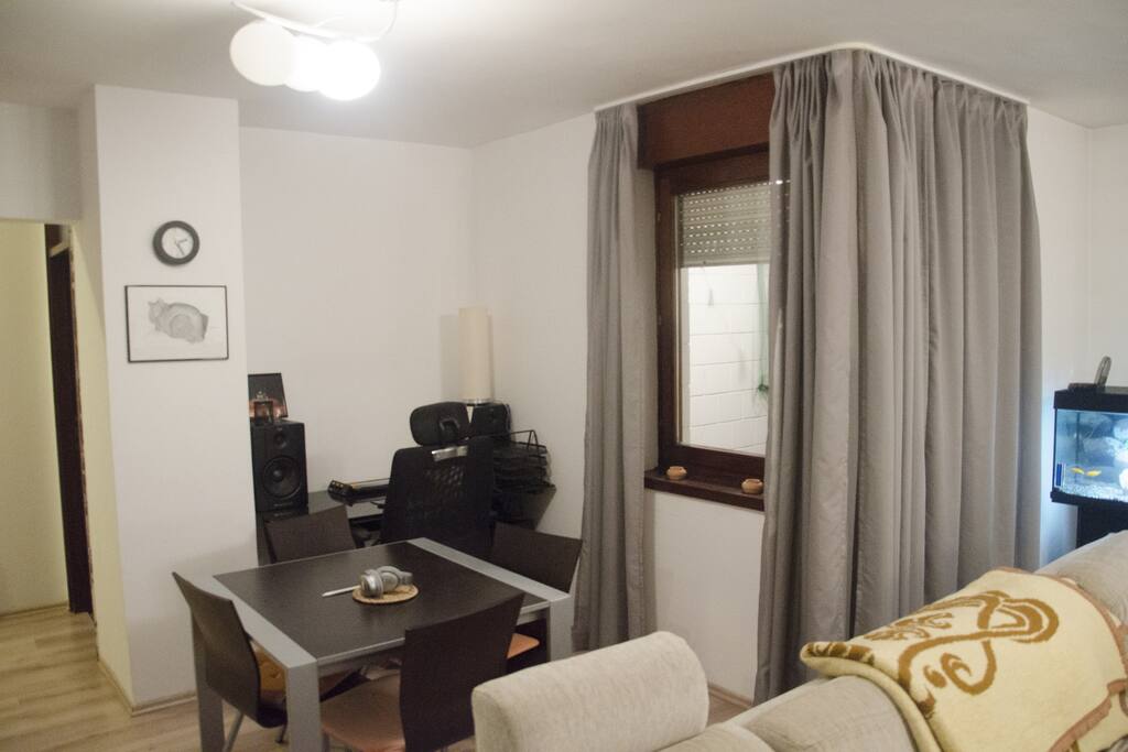 Dining table, work area