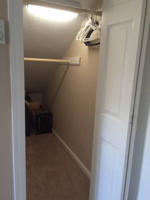 Bedroom closet.