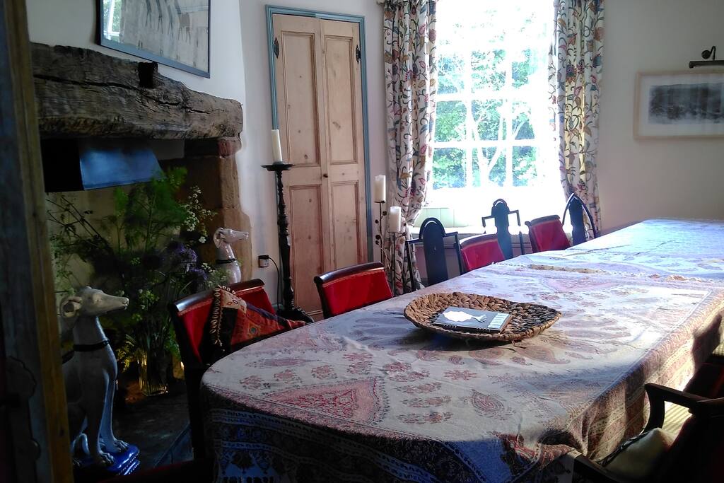 The dining room