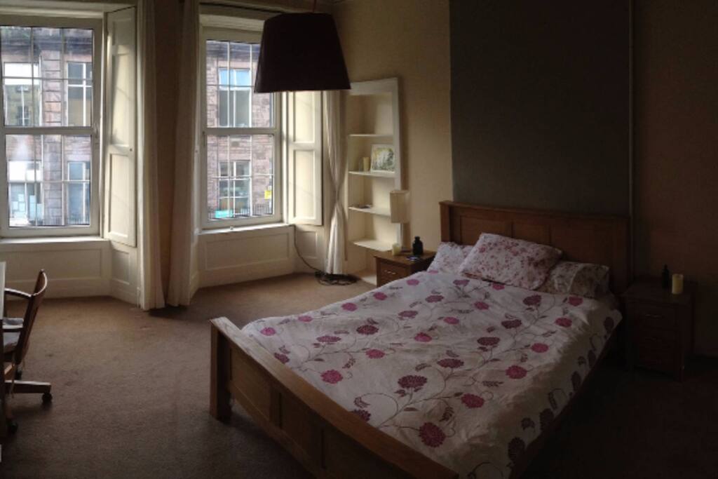 Spacious bedroom