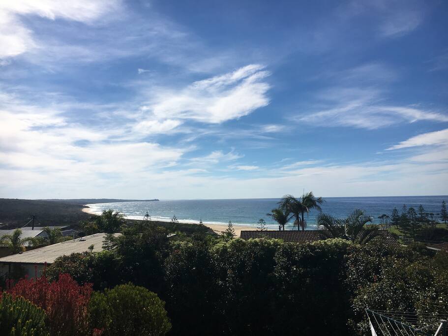 View north from living area