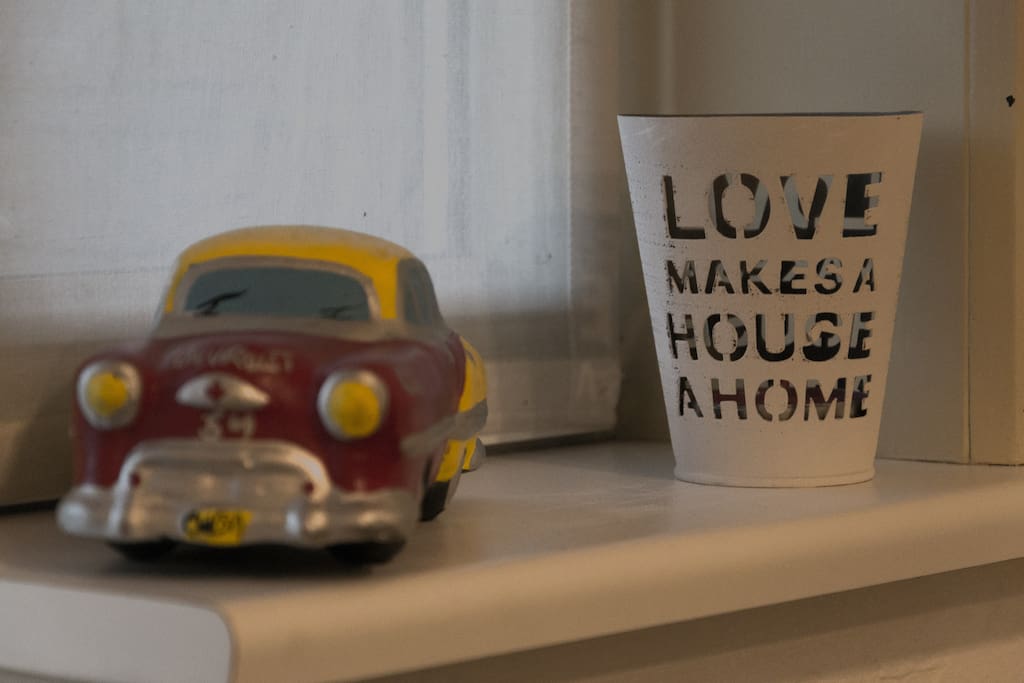 I love to make guests feel at home in my house!
