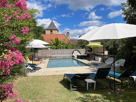 Le Fournil 8 p, 3* Heated pool, Spa, Park, Wifi