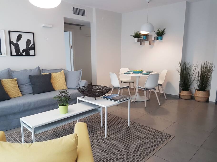 This is the living room.. The sofa can transform to an extra double bed in ease.