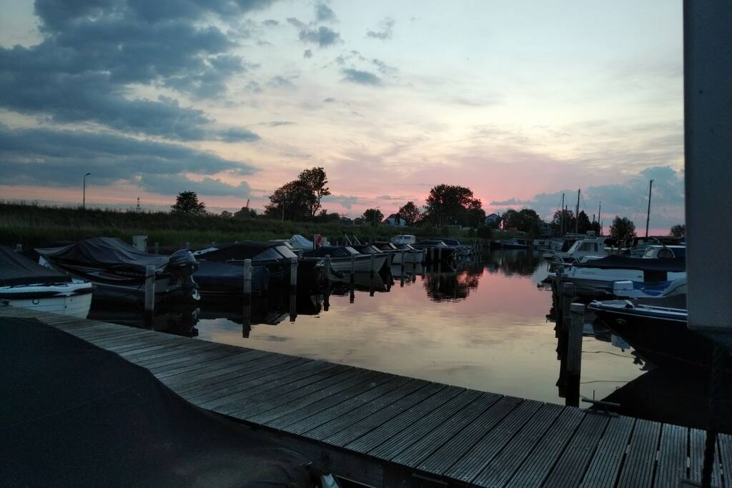 View at sunset