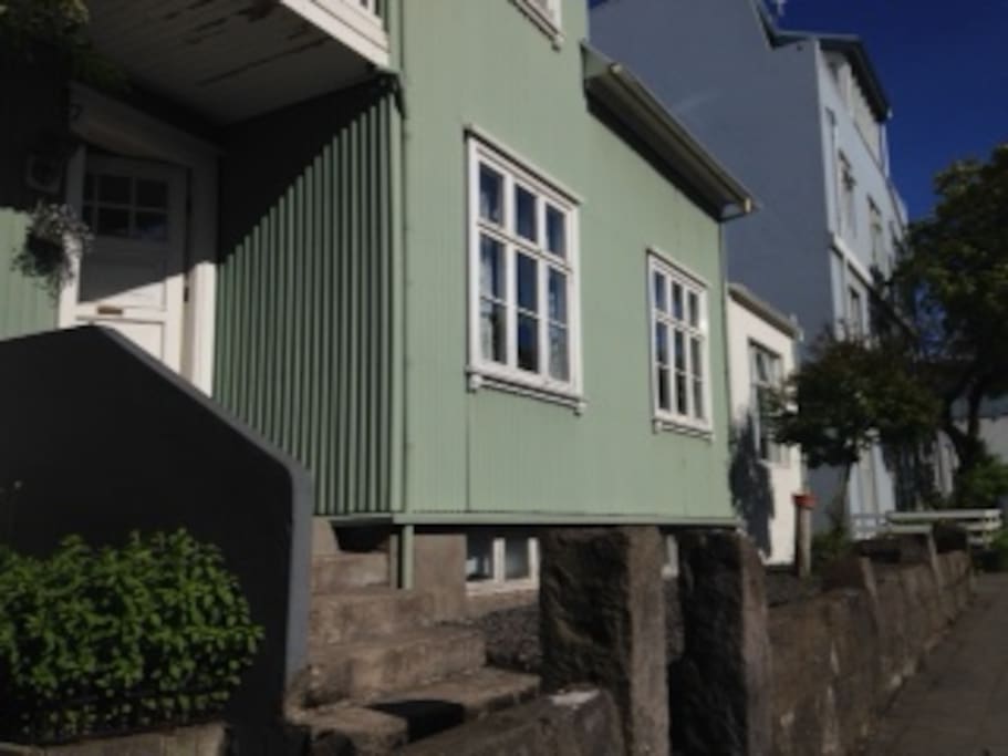 My part of the house and the white annex to the right.
