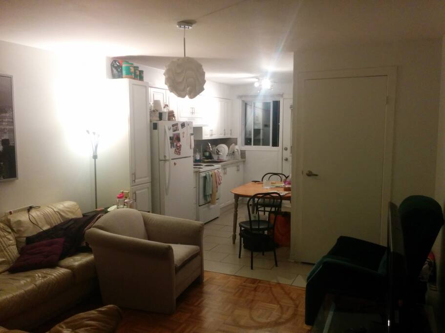salon et cuisine