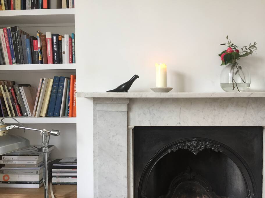 Fireplace in the sitting room