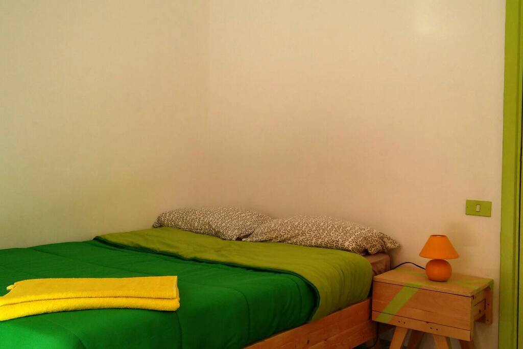 Bedroom with queen-size bed