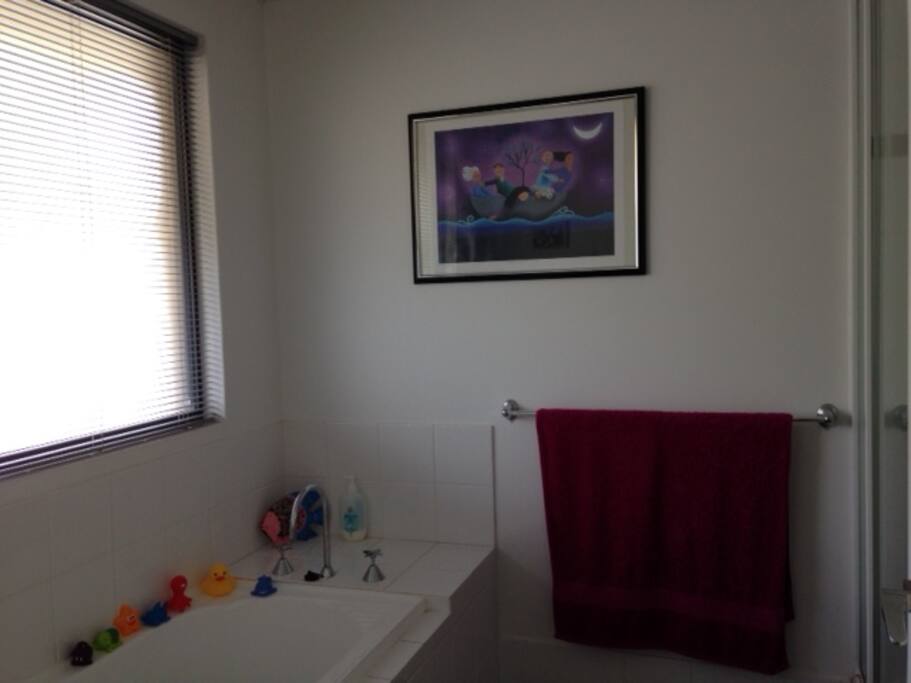Bathroom - separate shower & bath ideal for children