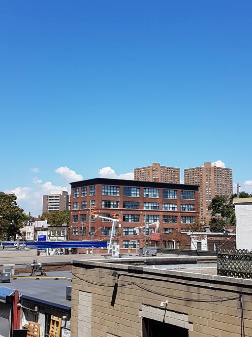 View looking North West