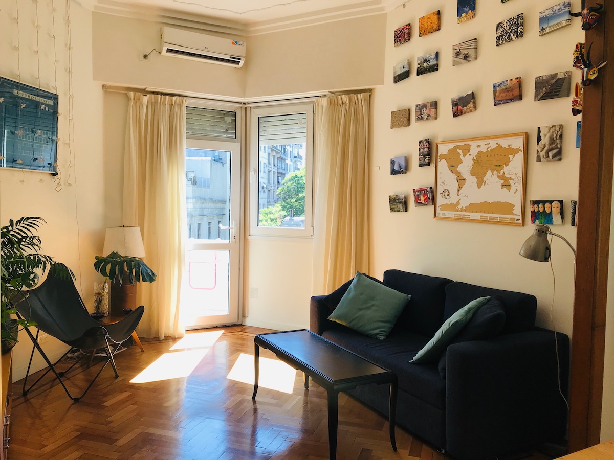 Departamento con 2 dormitorios y oficina en San Nicolás