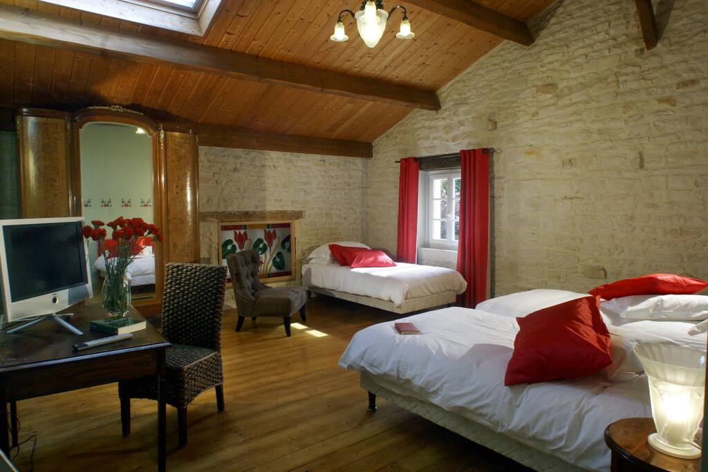 Chambre 35 m²