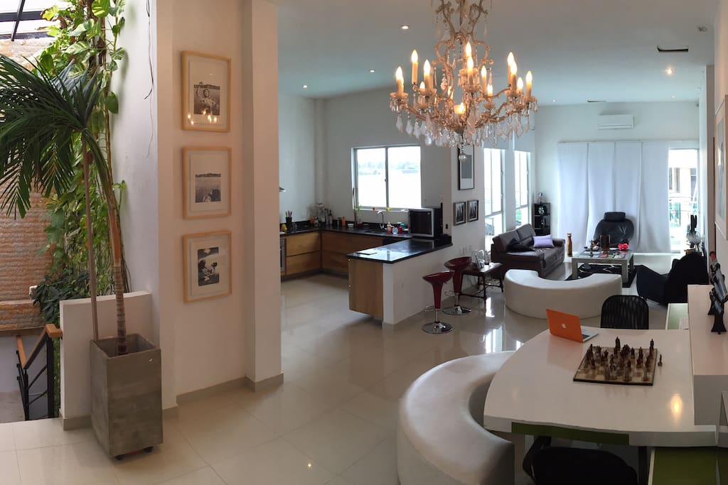Área social+Cocina
