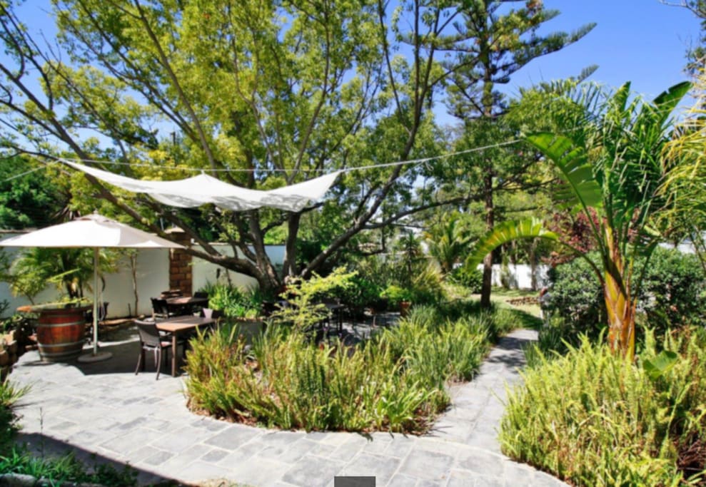 Parklike garden