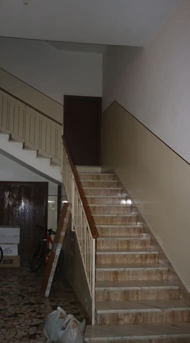 Staircase to apartment