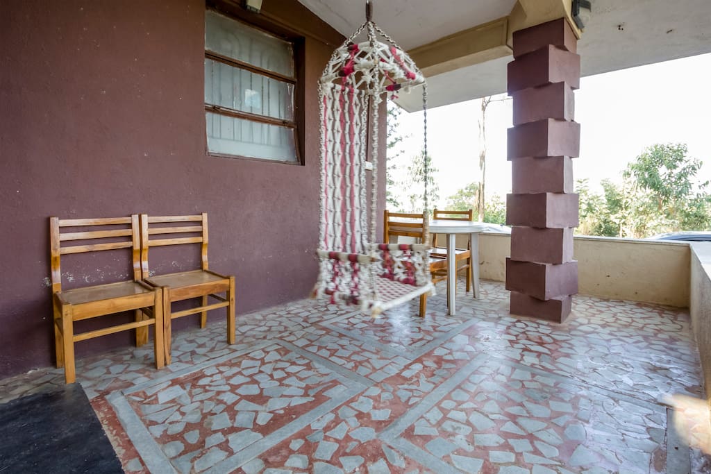Entrance veranda to the property with a relaxing Zhoola!!!