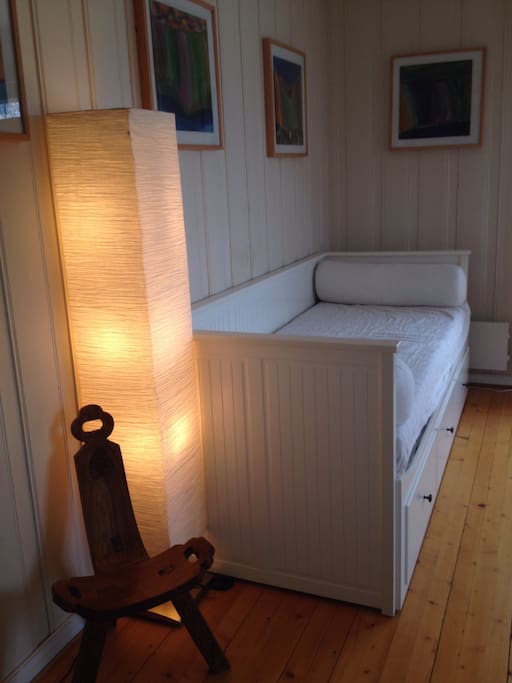 Sovesofa som blir til dobbeltseng. Can be made into a double bed