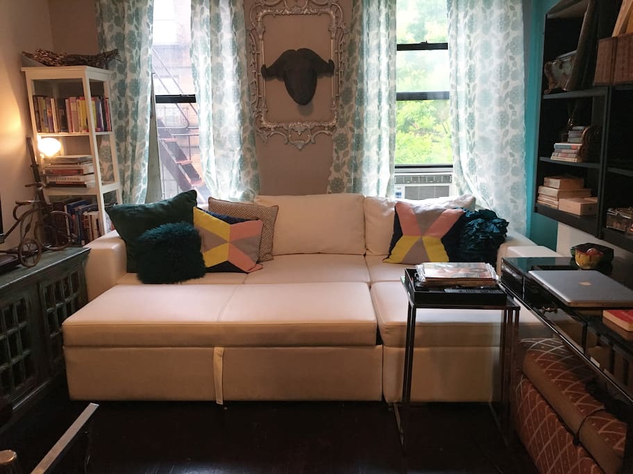 Couch Pulled Out