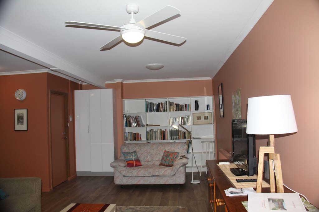 The spacious living area - a quiet corner