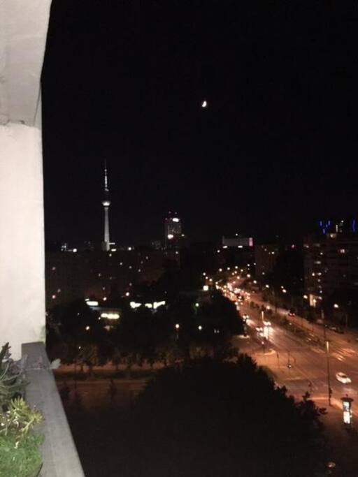 View from balcony, TV-tower/Alexanderplatz