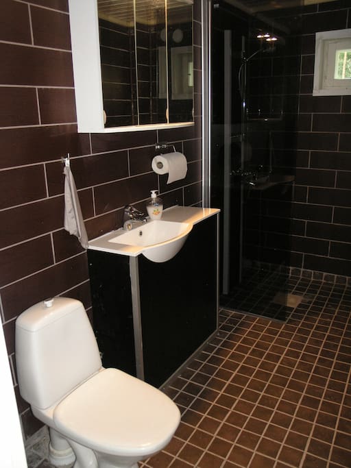 WC, suihku