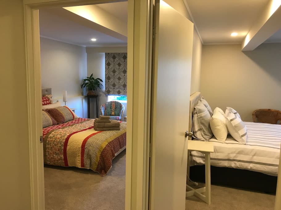 Both rooms sit next to each other.