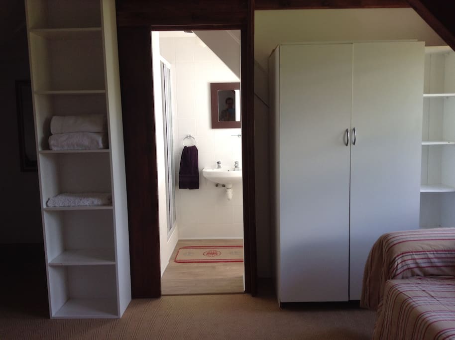 Ample storage in bedroom