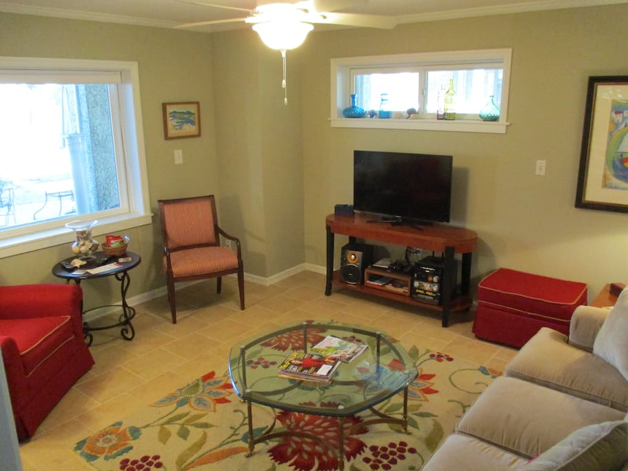 Bright comfy living room