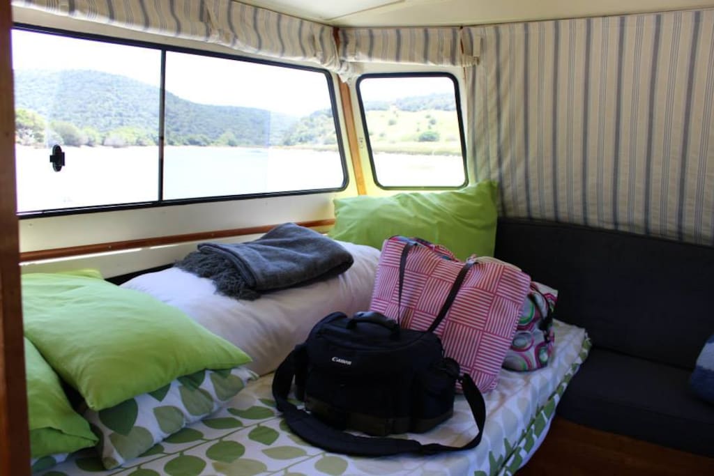 Spacious Bedroom Cabin with Privacy Blinds