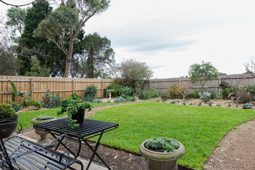 Sit and have a coffee/drink outside your room with access to the reserve and the beach