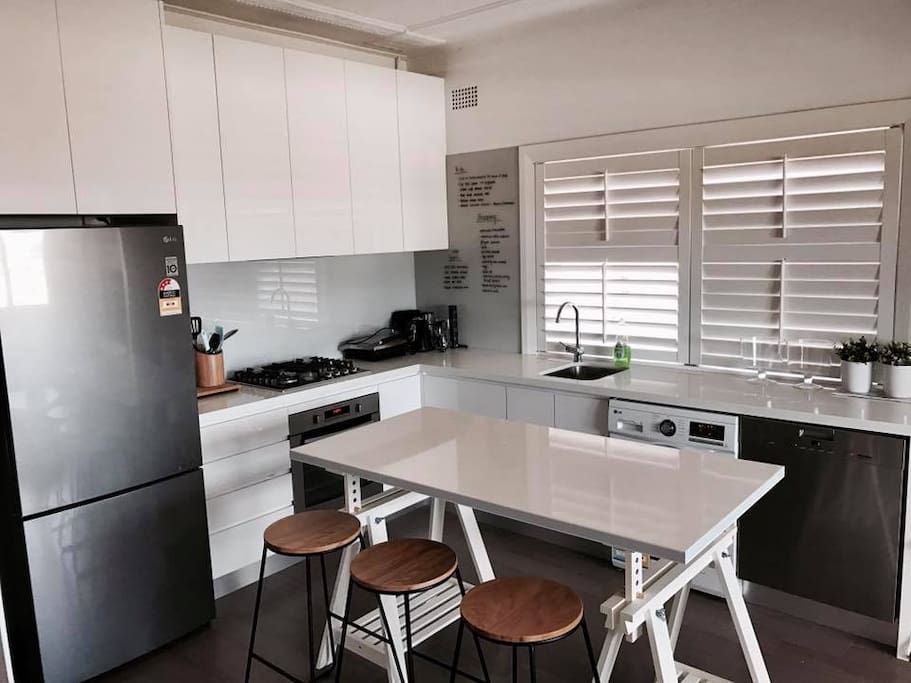 Newly renovated kitchen