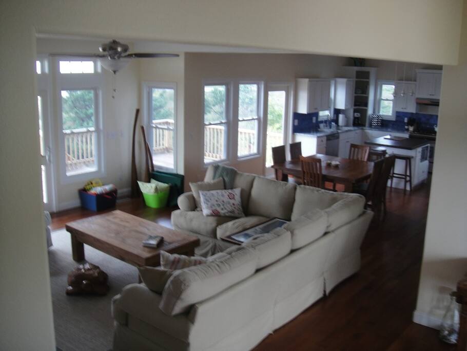 Living space on the first floor