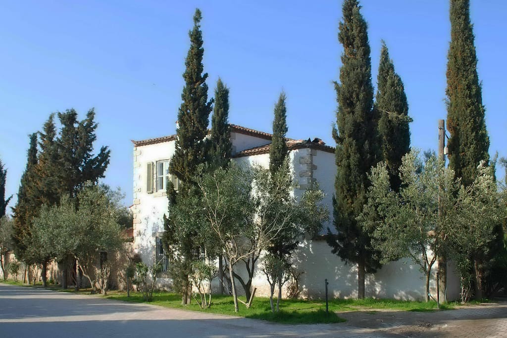 Large villa street view