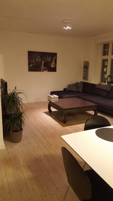 Couch and TV area