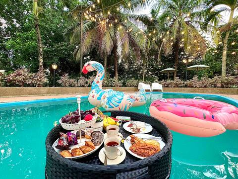 A'Famosa Bungalow|Private Garden Stage|22Pax|NEW