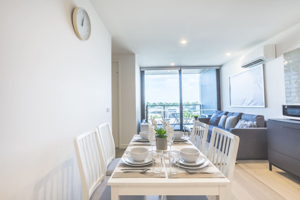 Plenty of relaxed dining space for you and your group