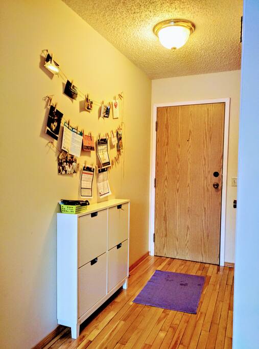 The entrance. We also use it as the exit.
