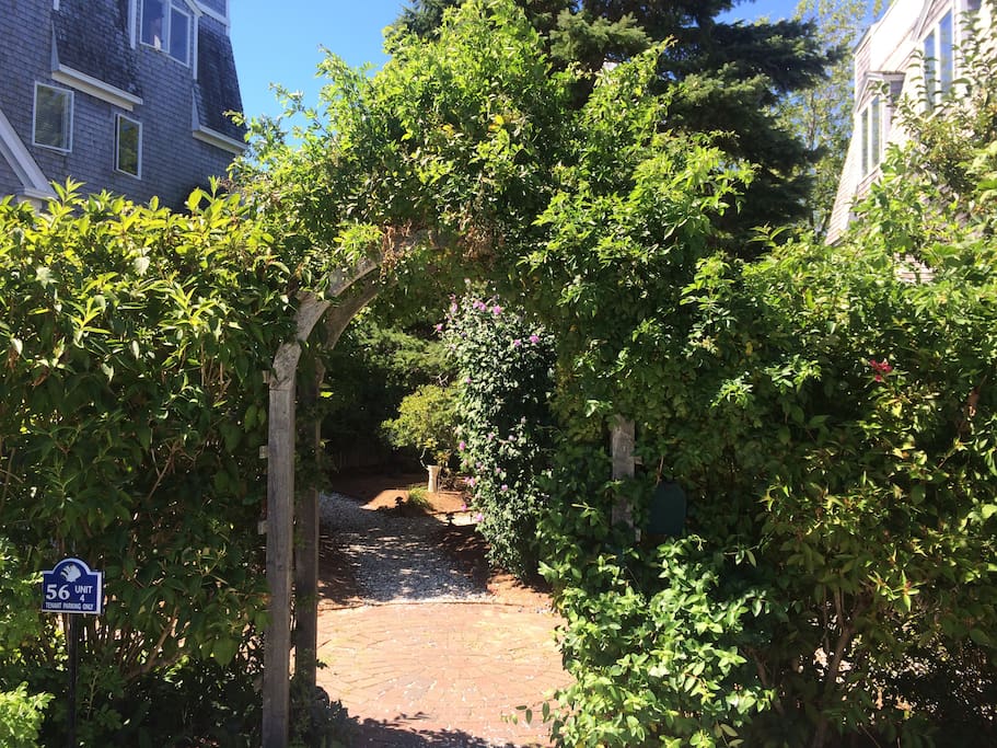 Garden entry to Lilac Court