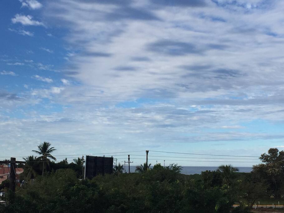Vistas desde azotea al mar