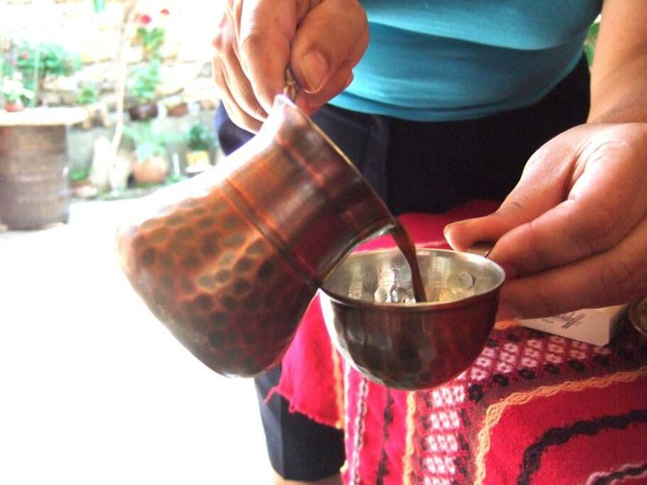 Probieren sie unbedingt unseren Kaffee auf Sand.