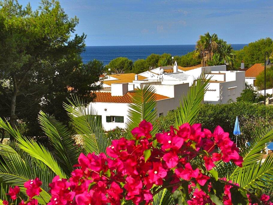 View from the roof terrace - 10 min walk to the sea