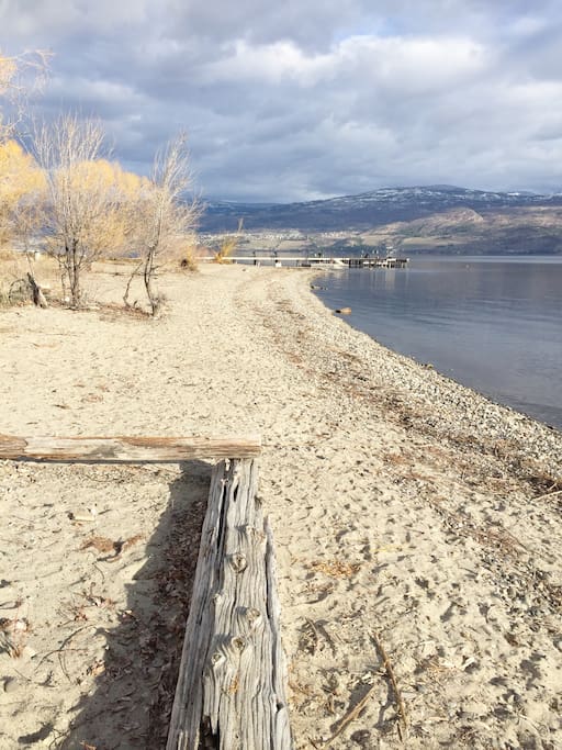 Beautiful Beach on Lake Okanagan