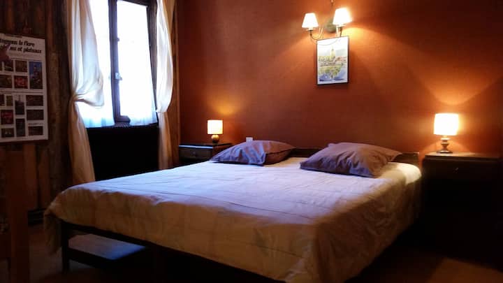 The Saint Sorlin room with 4 beds including 2 in king size