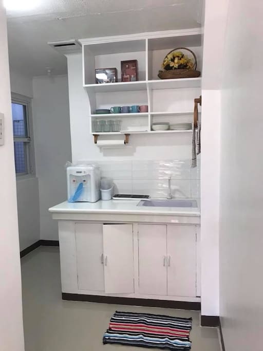 The kitchen.