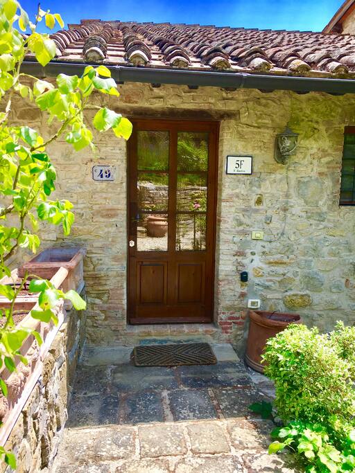Front door to the house