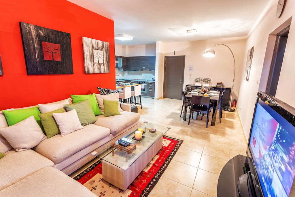 Living/Dining and Kitchen area