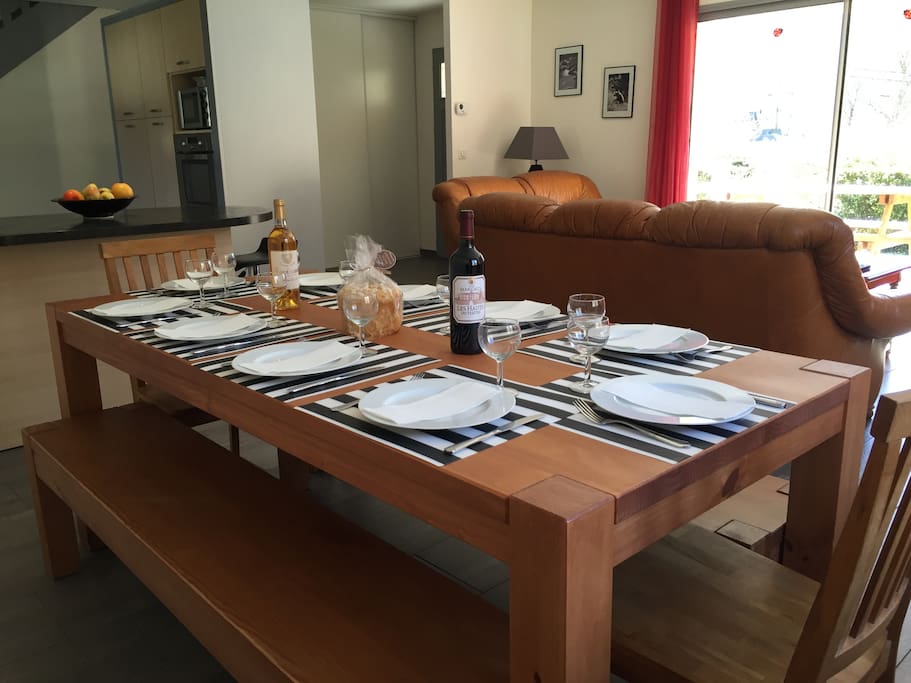 table pour 10 personnes