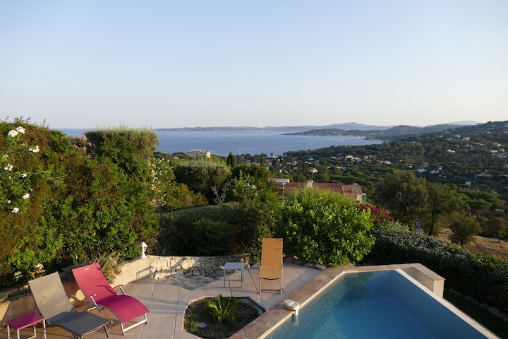 Villa 10 Pers - Golf Saint Tropez - Belle Vue Mer - Les Issambres
