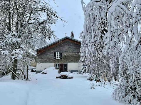 Large 4* charming refuge, sauna/hiking/ski/river